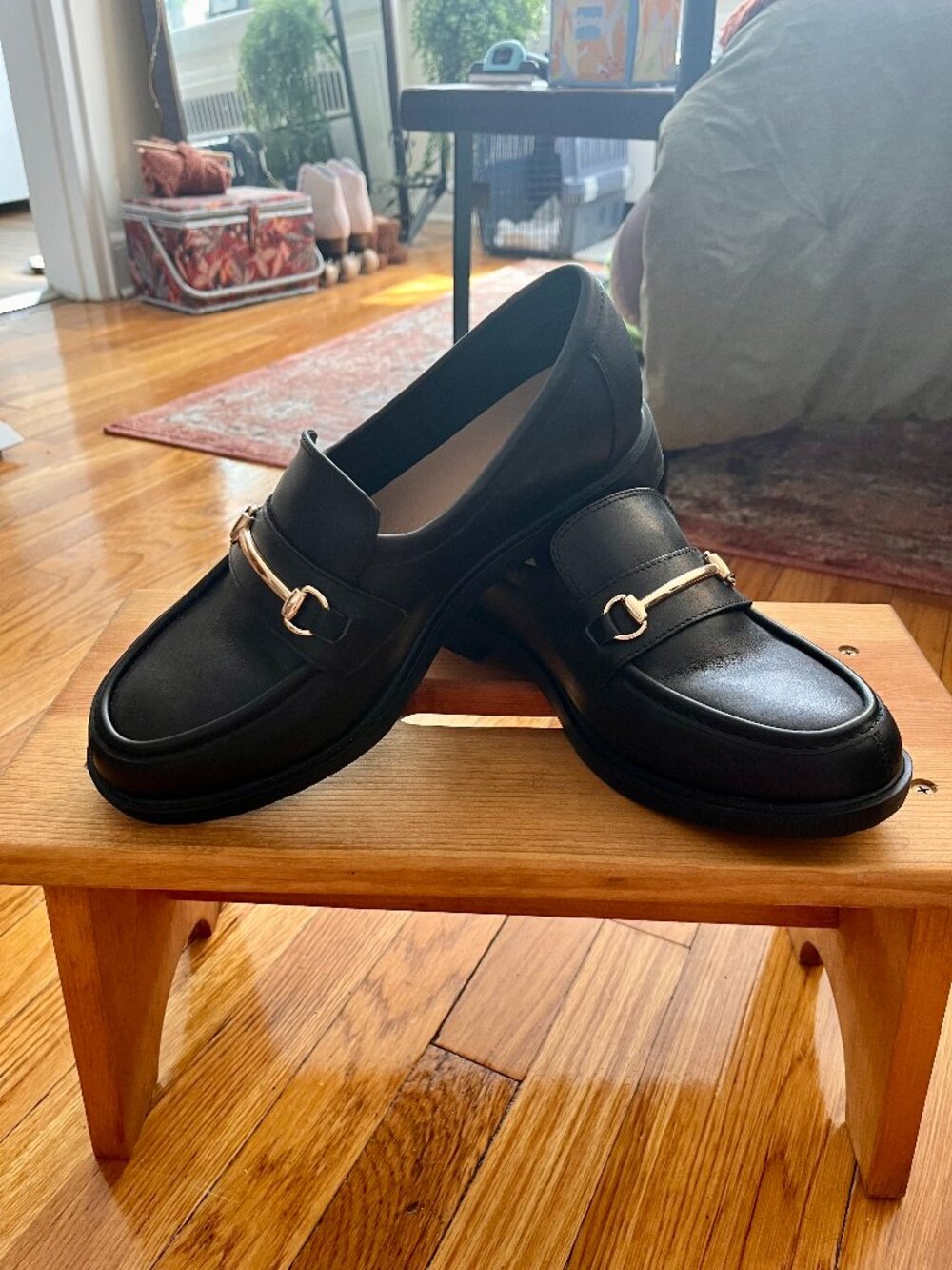 WYDR Studios Remy Low Heel Classic Loafers (Black / US 10WW)